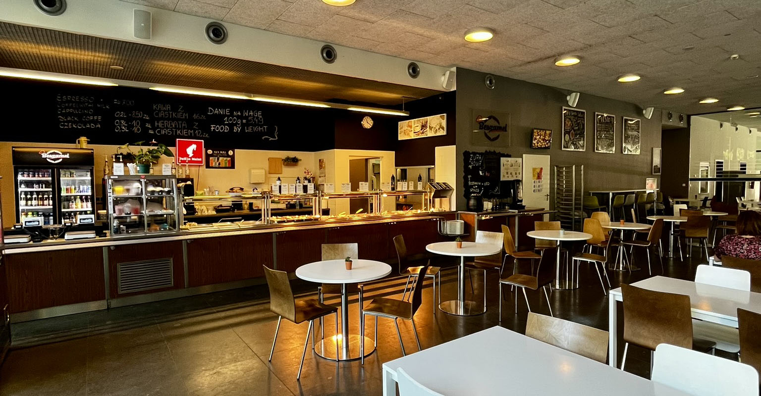stołówka Wrocław Beszamel kantyna Beszamel Wrocław jedzenie na wagę restauracja uniwersytet medyczny przyrodnicy politechnika wrocławska polibuda jedzenie operator kantyny kantyn stołówka